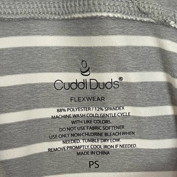 Cuddl Duds Flexwear Striped Dress - Picture 4 of 8
